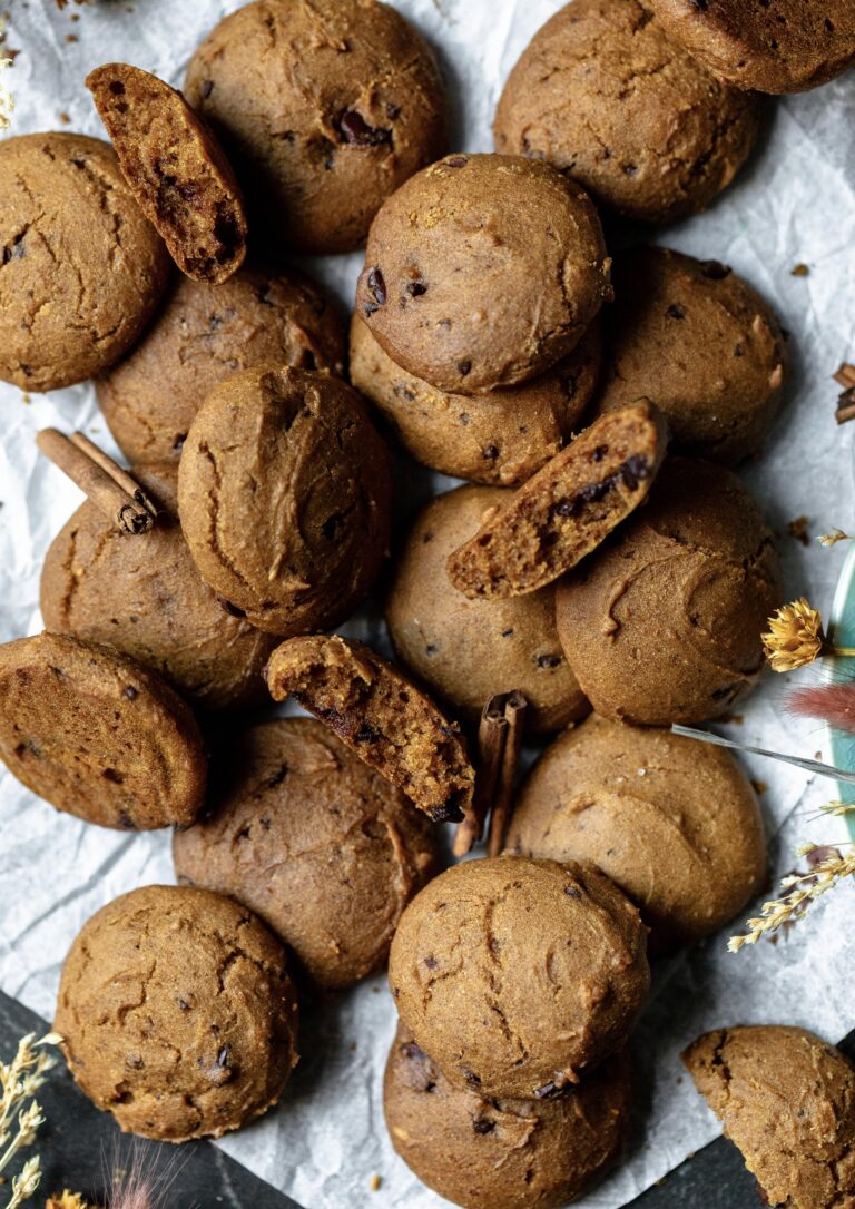 The Best Soft Pumpkin Chocolate Chip Cookies (Vegan, Gluten-Free)