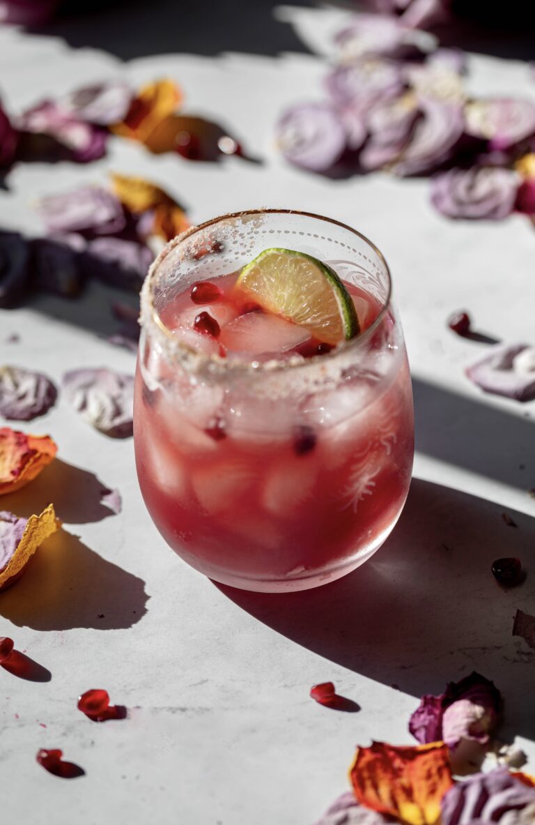 Simple Pomegranate Margarita